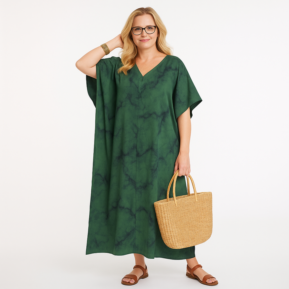 Maya Green  kaftan dress - Sizes Available AU 14-30