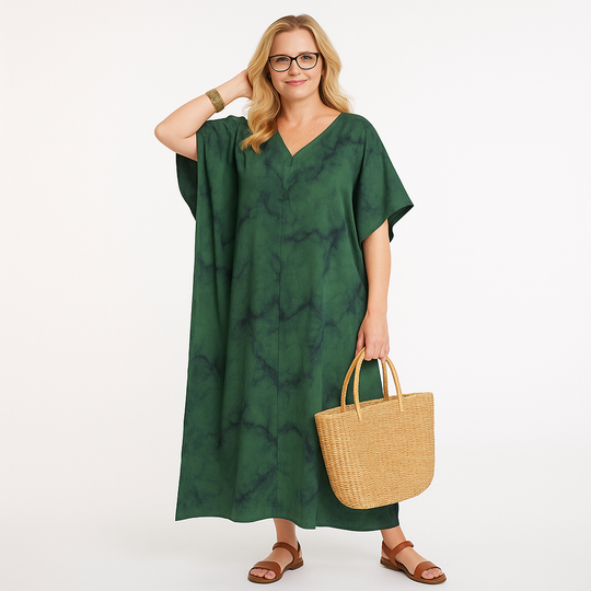 Maya Green  kaftan dress - Sizes Available AU 14-30