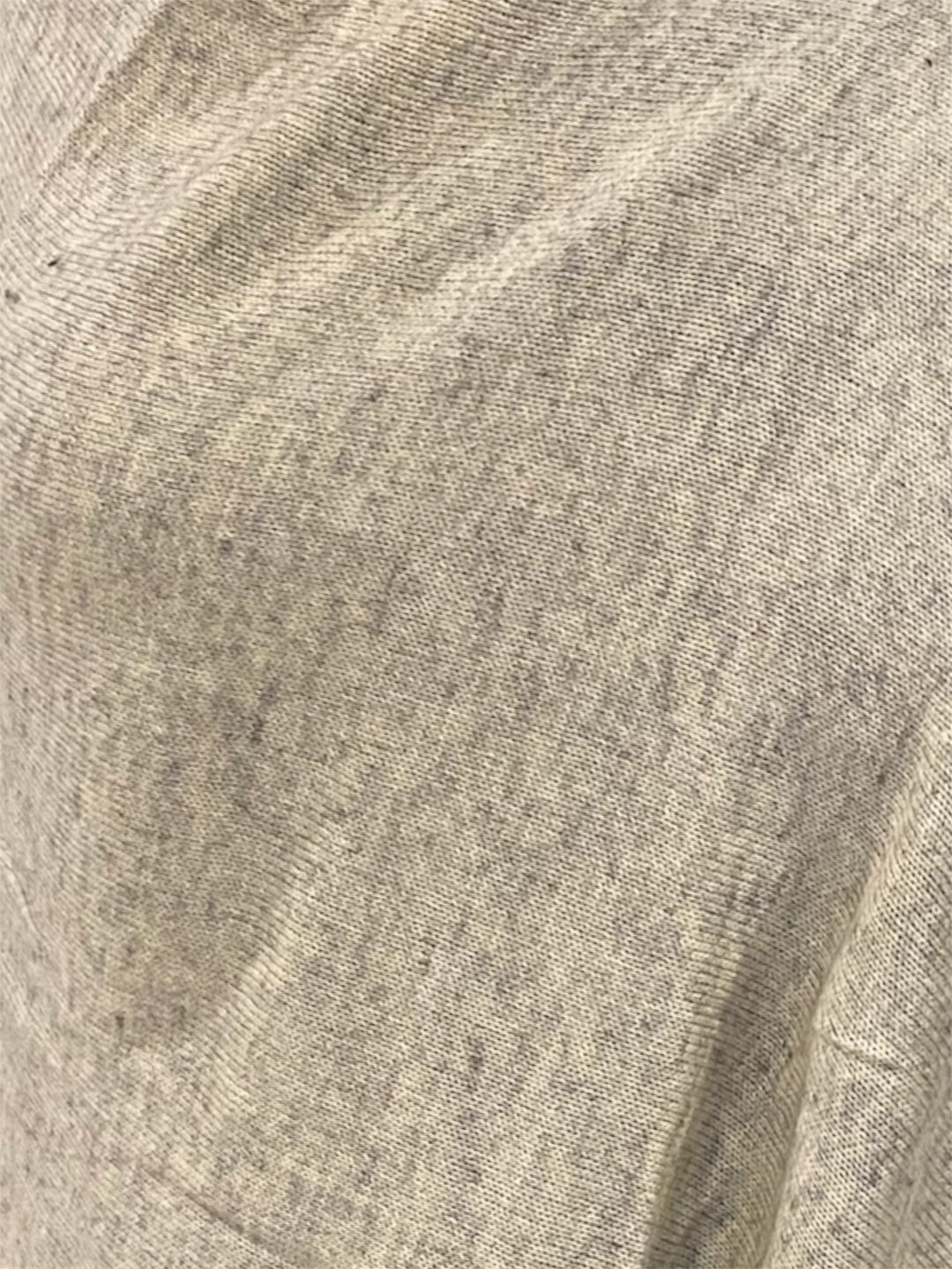 Crème Grainy 100% Cashmere Knitted Julian Travel Wrap/ Scarf