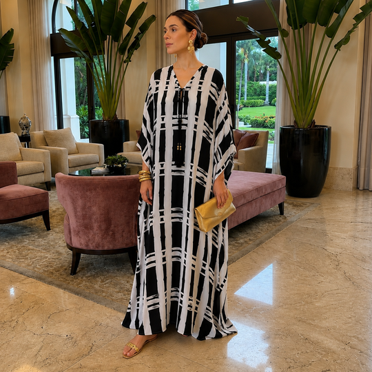 Luxe Mono Muse Coco Bella Kaftan 12-20