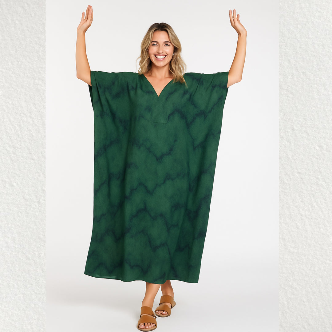 Maya Green  kaftan dress - Sizes Available AU 14-30