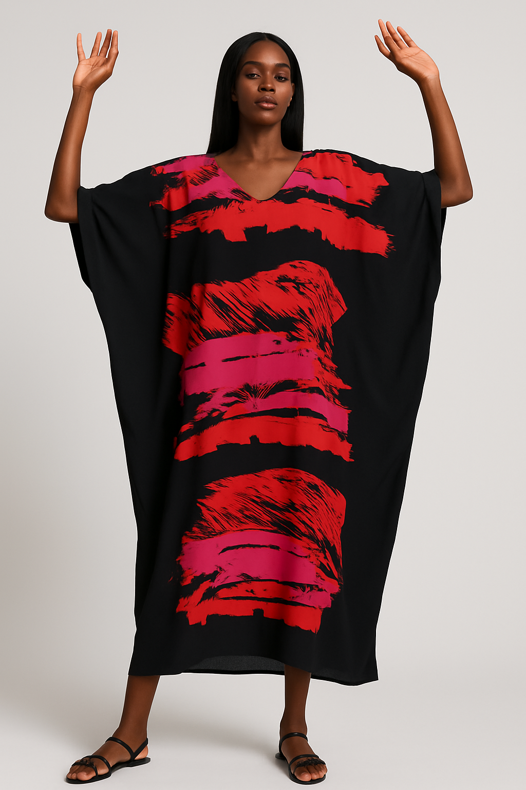 Maya Bohemian Rayon kaftan dress - Sizes Available AU 14-30