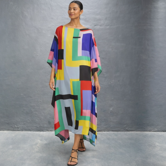 Green Lillie MIDI  Kaftan Dress O/S AU 10-18