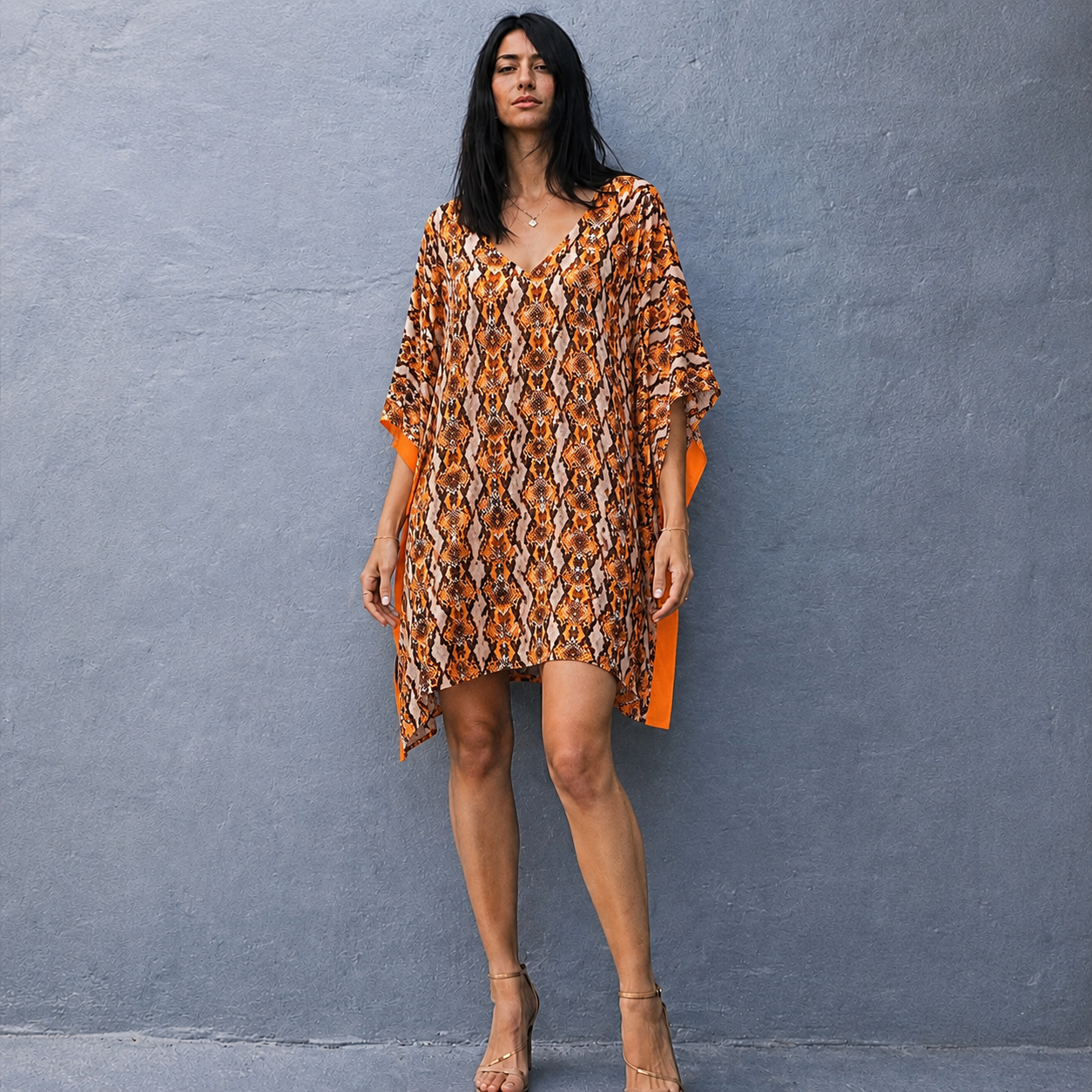 Maya Rayon Kaftan Top Tunic Sizes Available AU 14-30