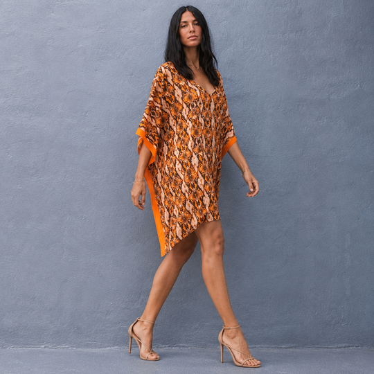 Maya Rayon Kaftan Top Tunic Sizes Available AU 14-30