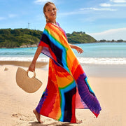 Tropical Bamboo Resort Maxi kaftan AU 12-22