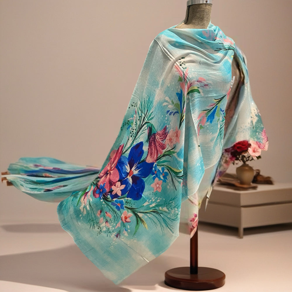 Wearable art 100% Cashmere Julian Scarf /Wrap-More Designs Available