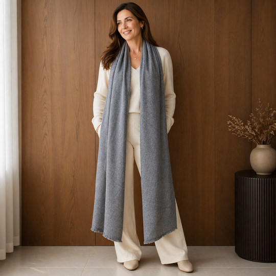 Imperial Julian handwoven pure Cashmere Travel Wrap-More Colours Available