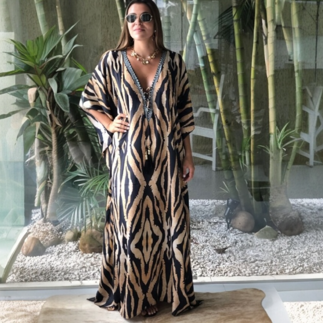 Coco Bella Mirage Brown  Luxe kaftan 12-20