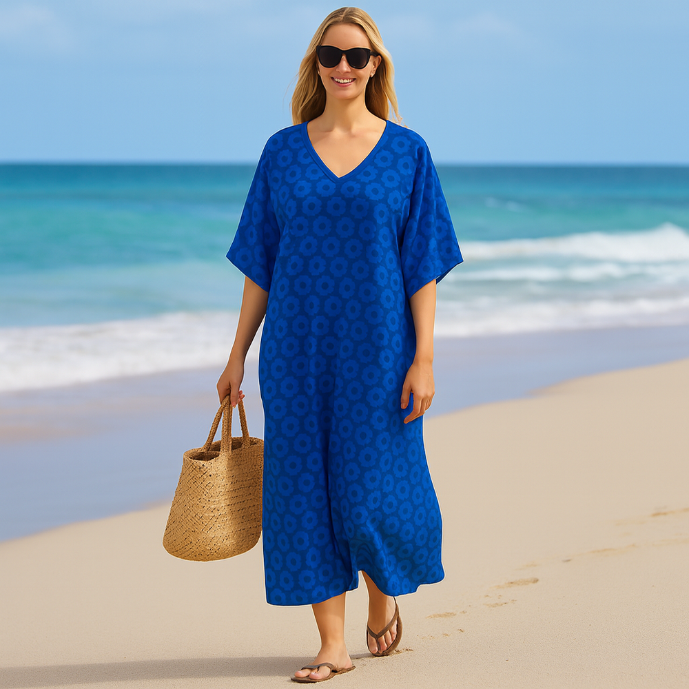 Maya Rayon kaftan dress - Sizes Available AU 14-30