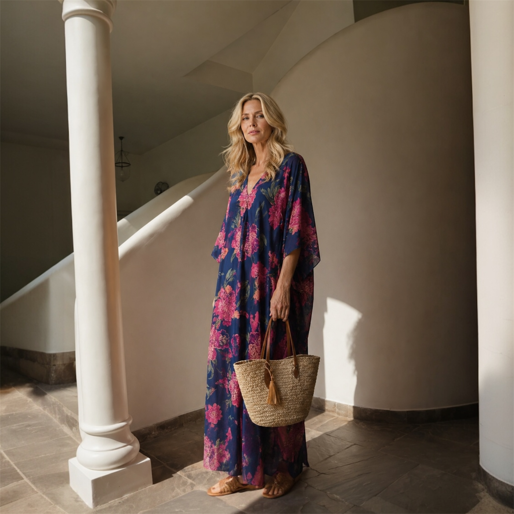 Maya Bohemian Breezy kaftan - Sizes Available AU 16-30