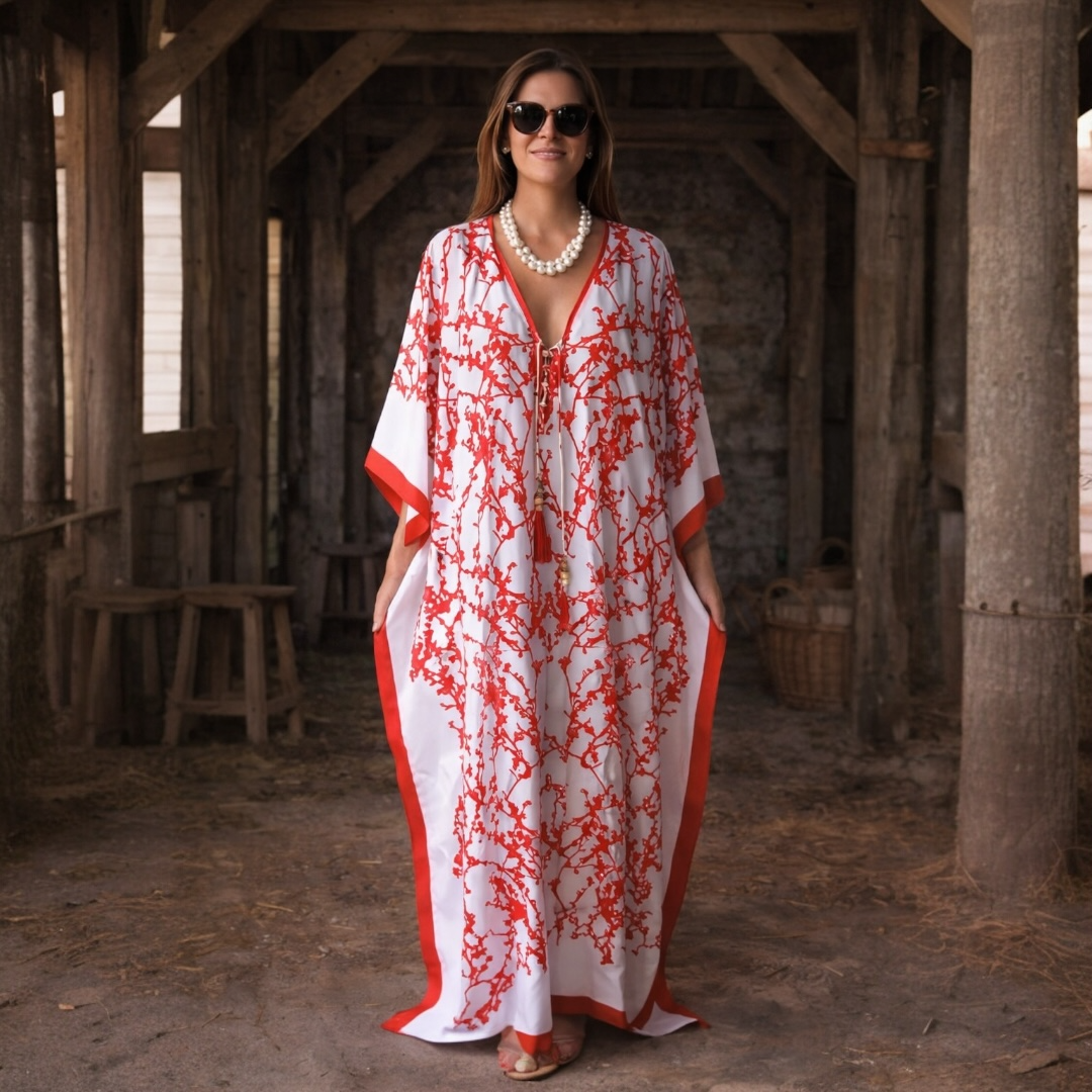 Coco Bella Luxurious Kaftans -                 O/S AU 12-20-More designs available