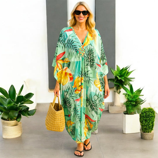 Maya Tropical Cool Breezy Kaftan -  AU 8-20