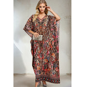 Flora fiesta Embellished Maya kaftan AU 12-26