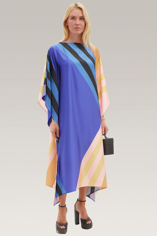 Colour Block Lillie MIDI Kaftan Dress