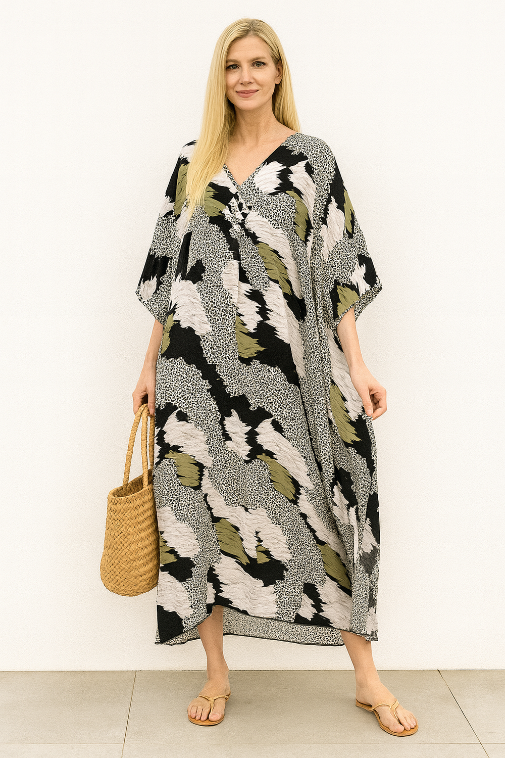 Maya Tropical Loose, Casual Kaftan -  AU 8-20