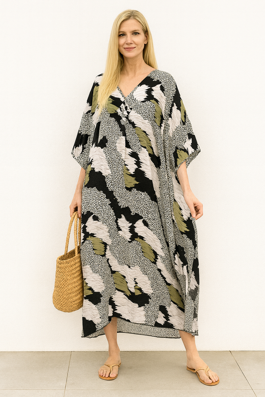 Maya Tropical Loose, Casual Kaftan -  AU 8-20