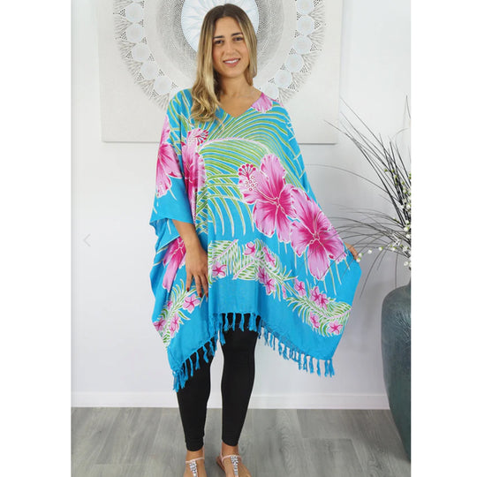 Maya Kaftan Cover up Tunic – OSFA AU 12-26