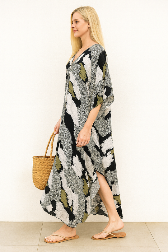 Maya Tropical Loose, Casual Kaftan -  AU 8-20