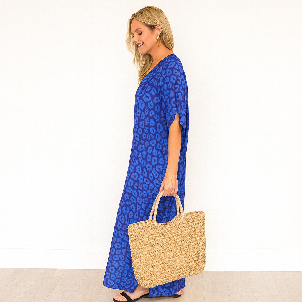 Maya Rayon kaftan dress - Sizes Available AU 14-30