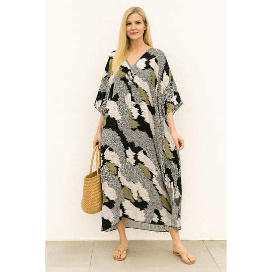 Maya Tropical Loose, Casual Kaftan -  AU 8-20
