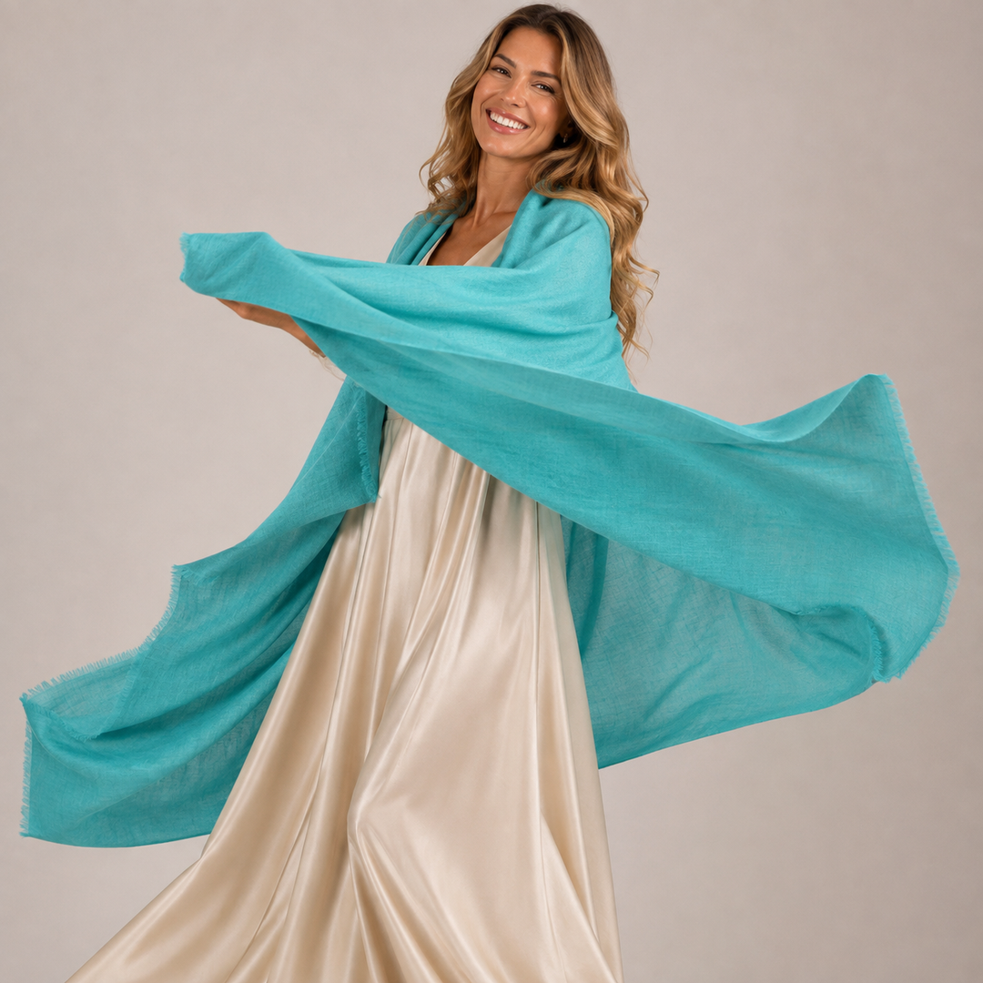 Imperial Julian handwoven pure Cashmere Travel Wrap-More Colours Available