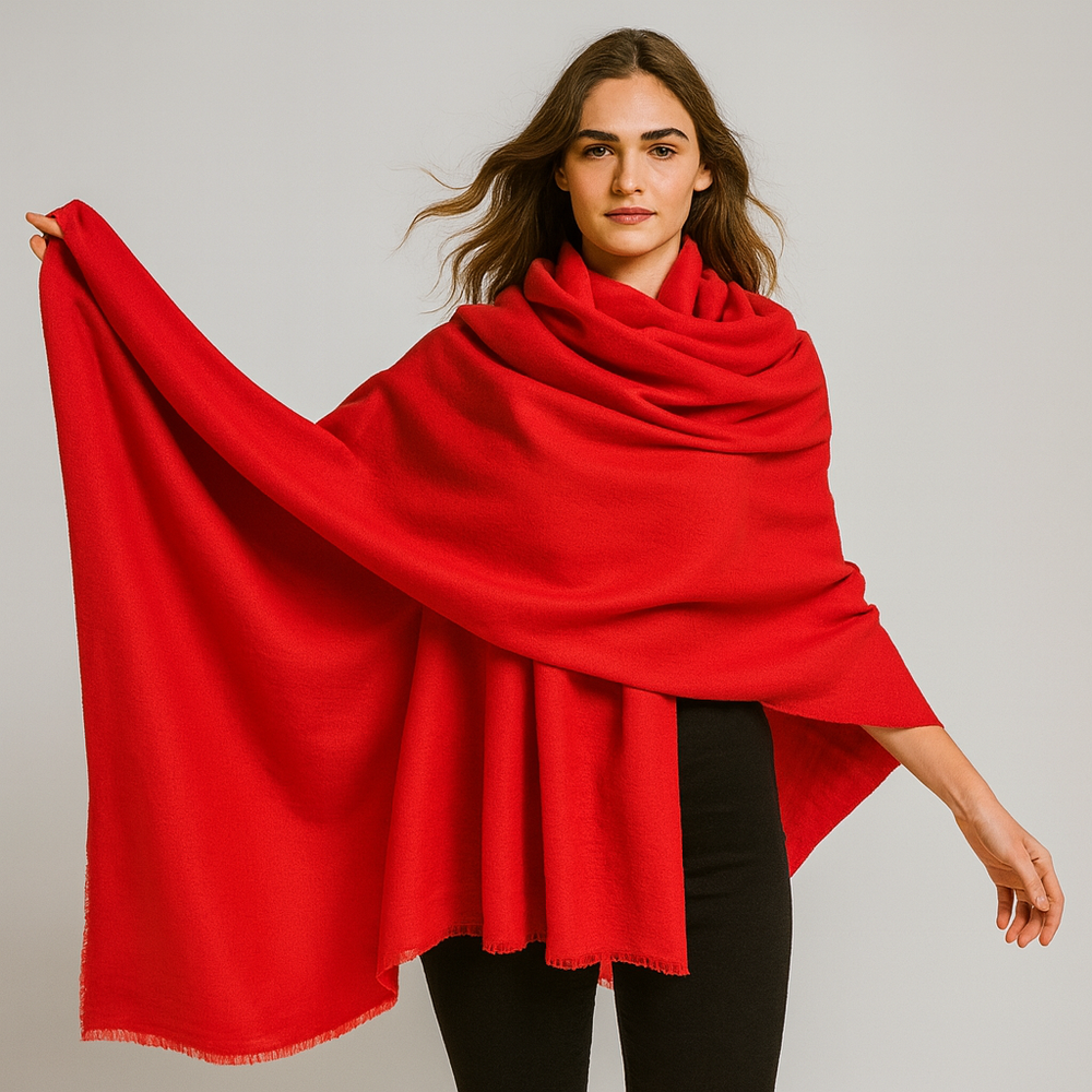 Julian 100% Cashmere  Ultra Light Oversized Scarf/Shawl/ Wrap