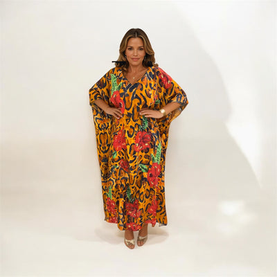 Plus Size Maya Premium Rayon Kaftan OFSA AU 22-28