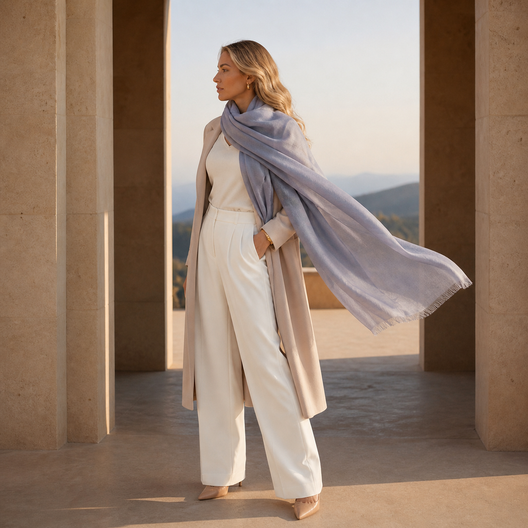 Julian 100% Ultra fine cashmere Maya oversized scarf/ wrap/ shawl-More colours available