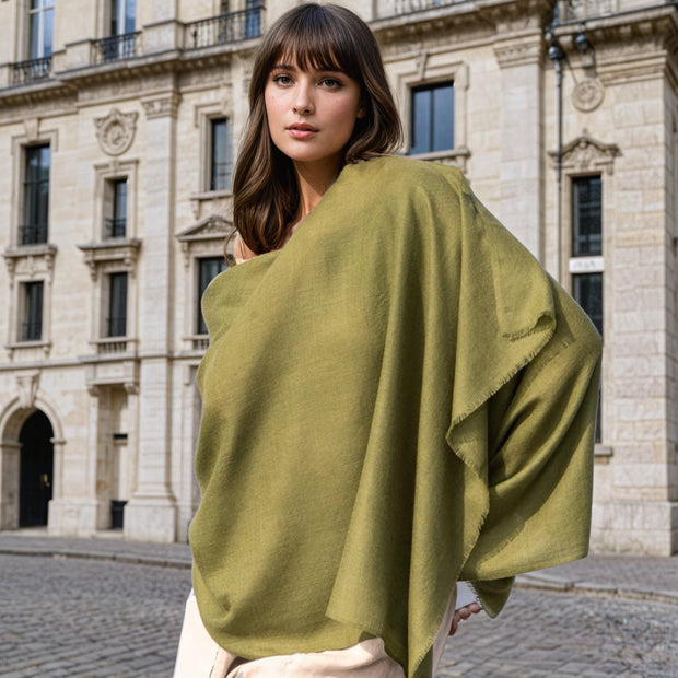 Luxe - Julian Oversized Sacrf/ Shawl -Diamond weave
