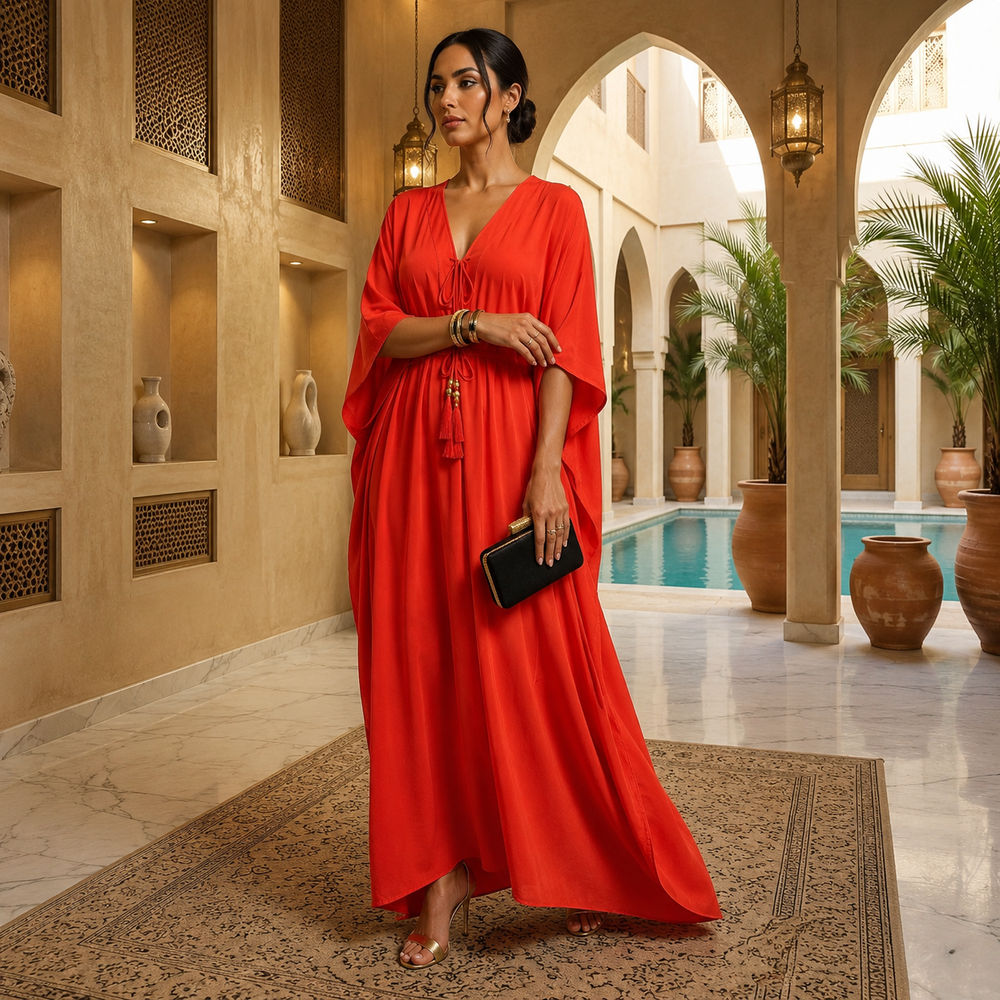 Poppy Coral Coco Bella  Bella kaftan 12-20