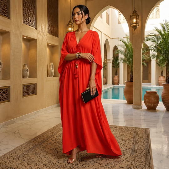 Poppy Coral Coco Bella  Bella kaftan 12-20