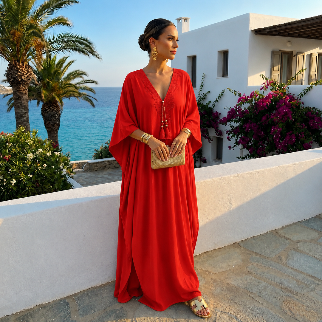Poppy Coral Coco Bella  Bella kaftan 12-20