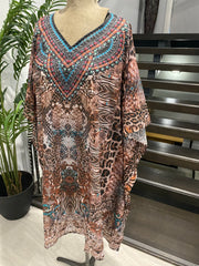 Animal Kyra Tunic Top/Mid length kaftan AU 12-22