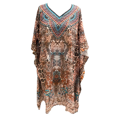 Animal Kyra Tunic Top/Mid length kaftan AU 12-22