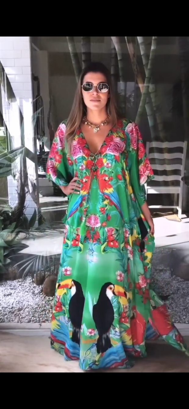 Coco Bella Toucans Kaftan 12-20