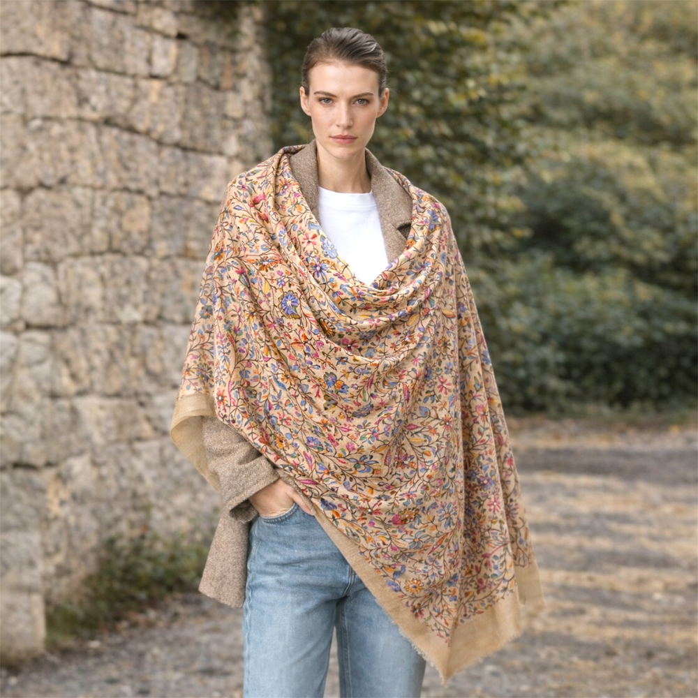 Julian Unisex Cashmere Silk Scarf