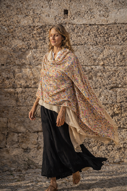 Julian Unisex Cashmere Silk Scarf