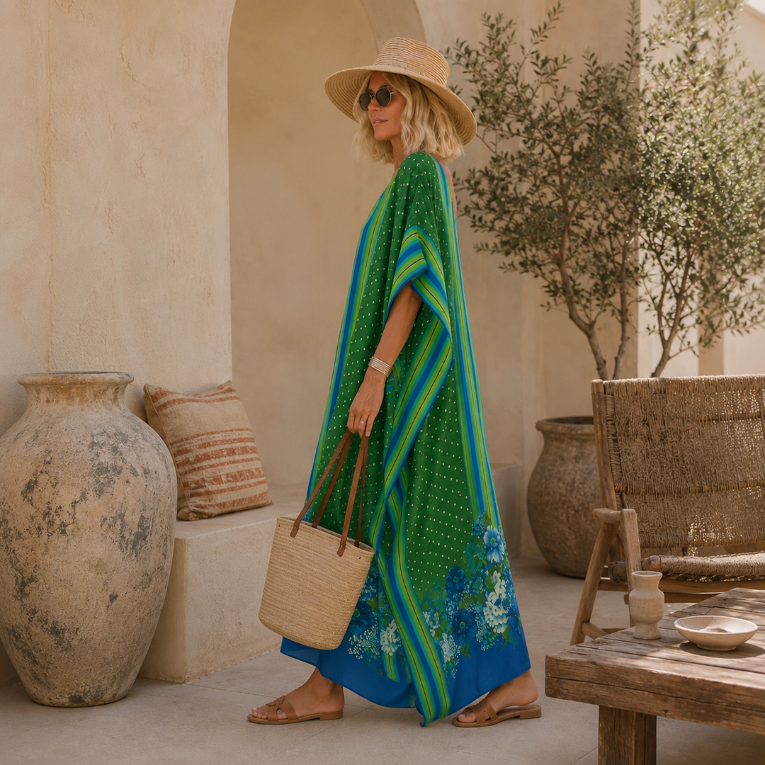 Maya Bliss Santorini Breezy kaftan - Sizes Available AU 14-32