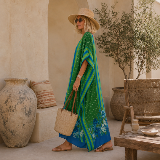 Maya Bliss Santorini Breezy kaftan - Sizes Available AU 14-32