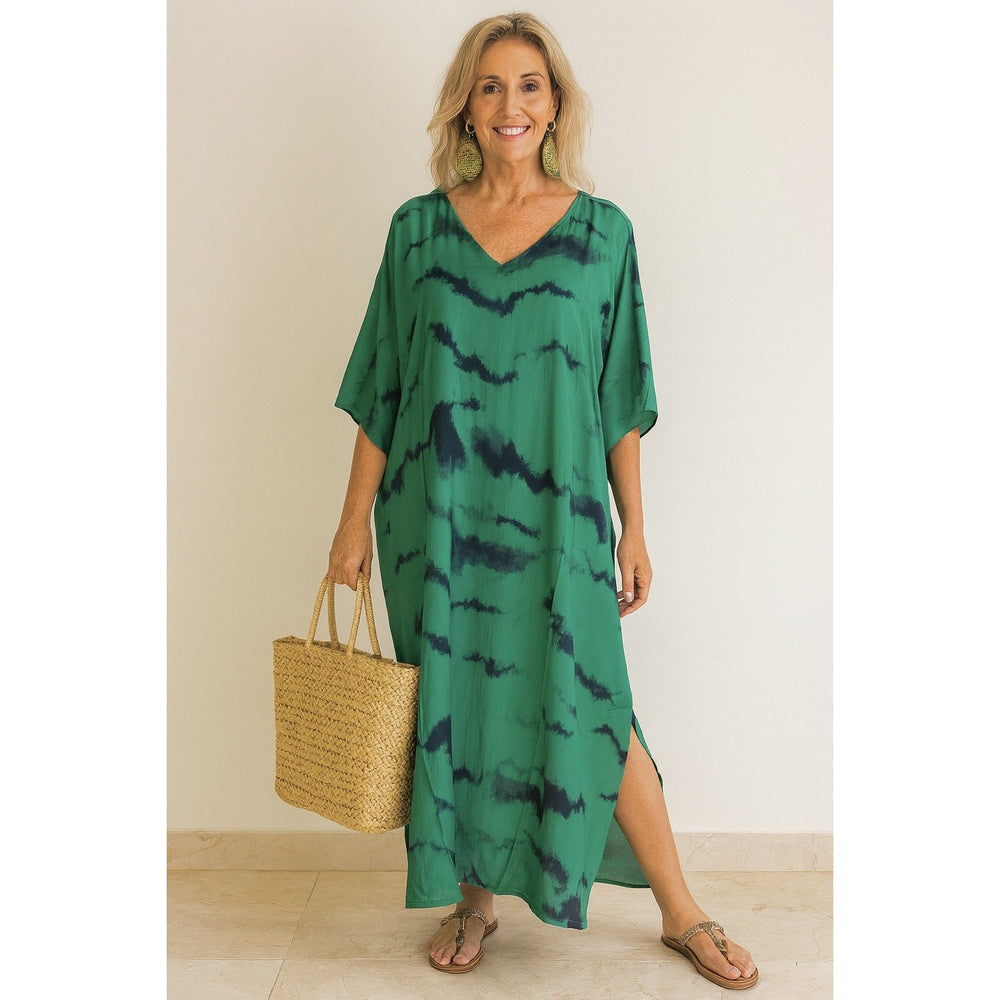 Maya Emerald kaftan dress - Sizes Available AU 14-30