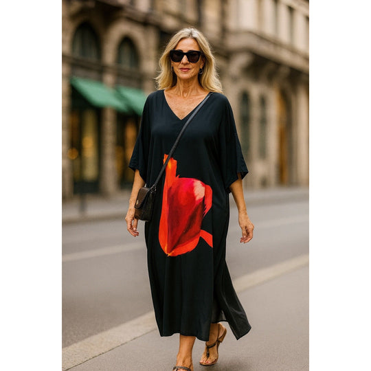Black Rosa Maya kaftan dress - Sizes Available AU 14-30