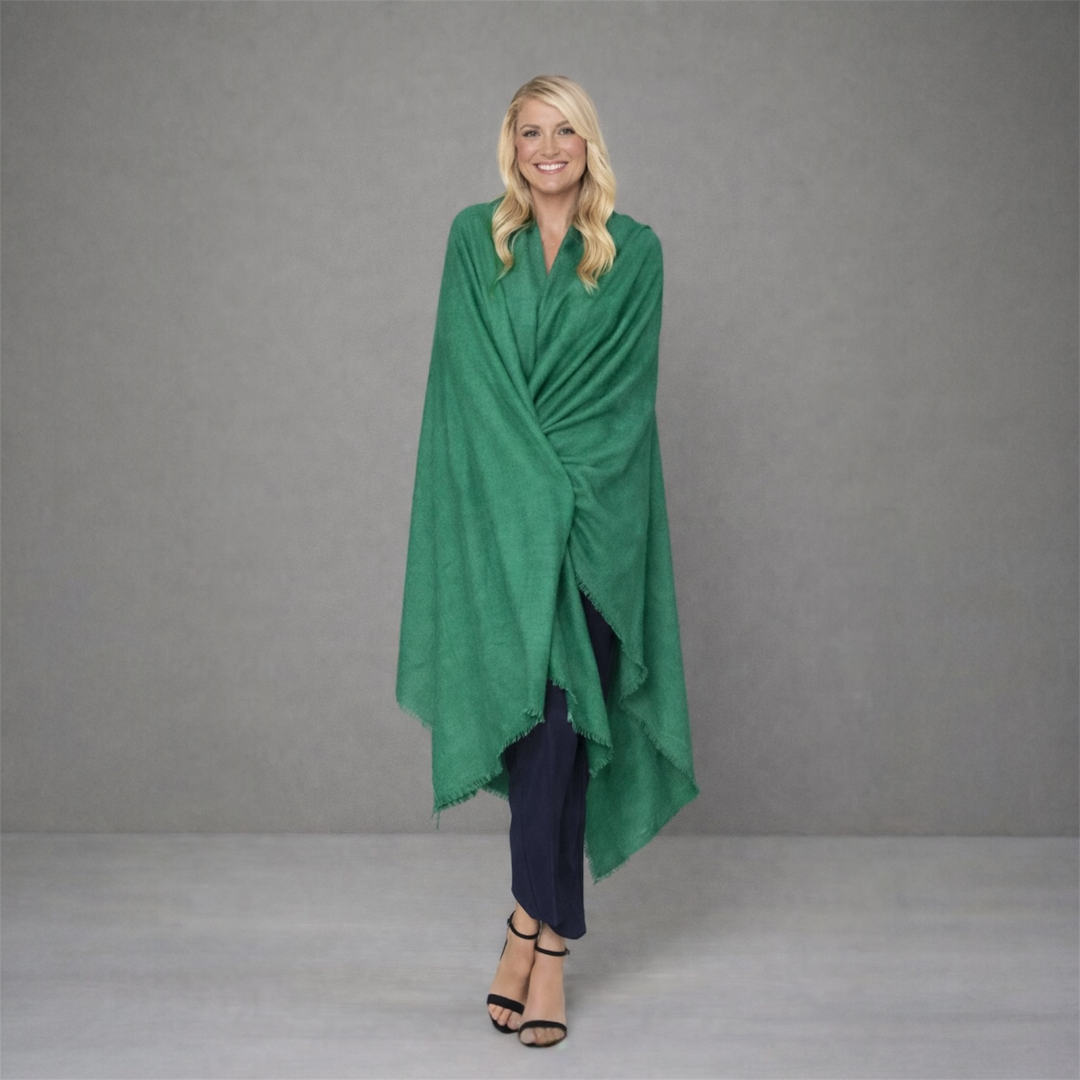 Imperial Julian handwoven pure Cashmere Travel Wrap-More Colours Available