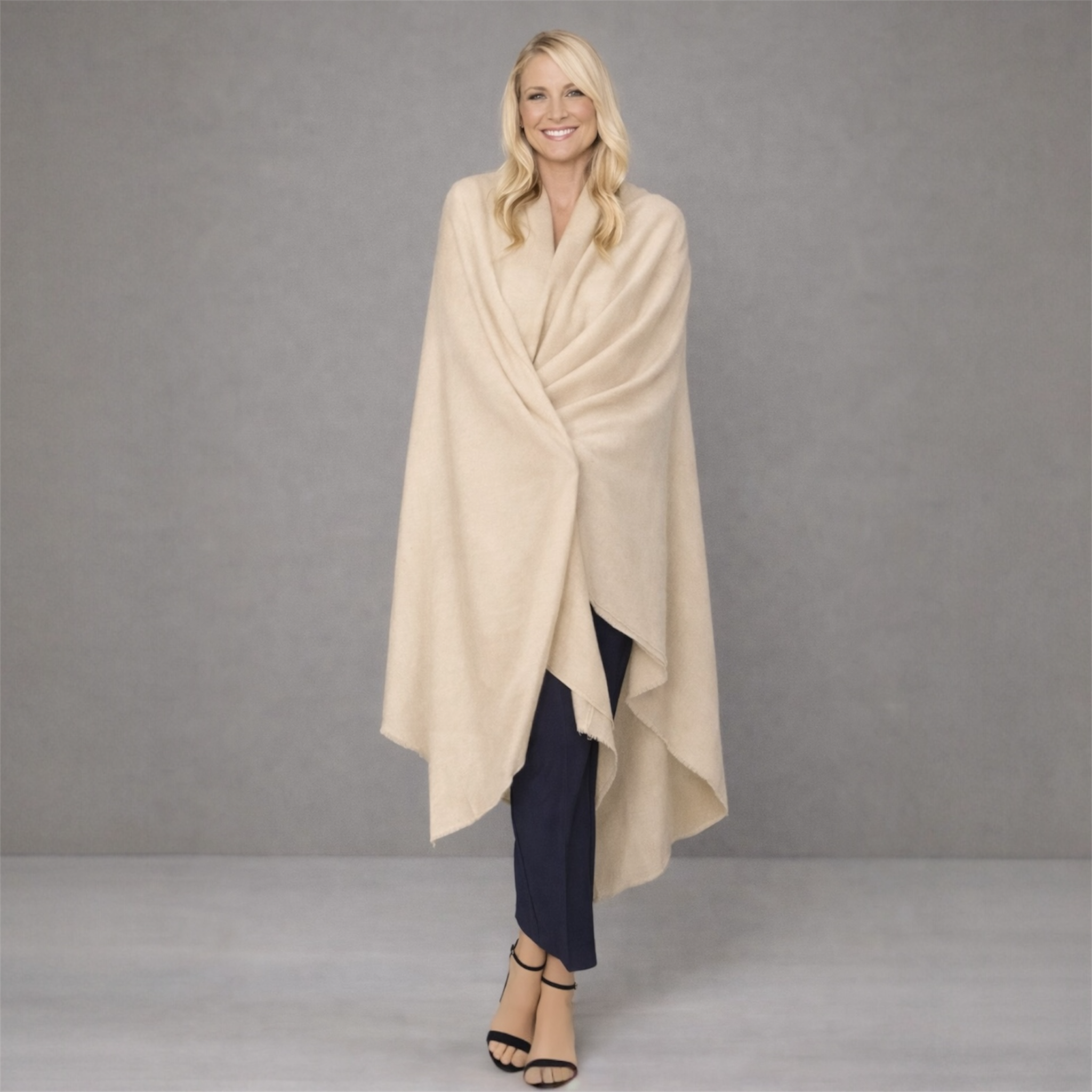 Julian 100% Ultra fine cashmere Maya oversized scarf/ wrap/ shawl-More colours available