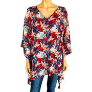 Maya Cool breezy Tunic Top free size AU 12-22