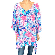 Maya Cool breezy Tunic Top free size AU 12-22