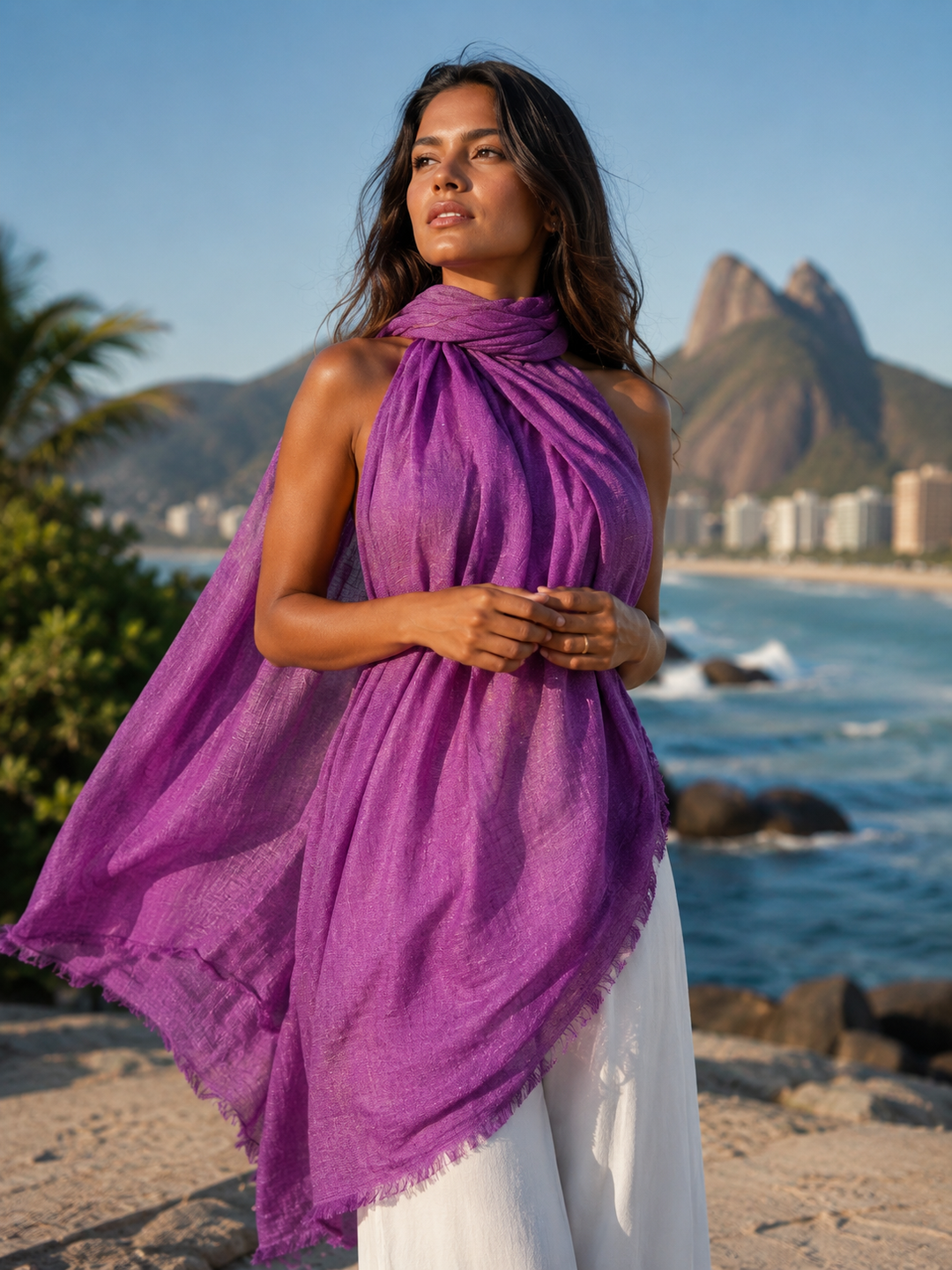 Imperial Julian handwoven pure Cashmere Travel Wrap-More Colours Available