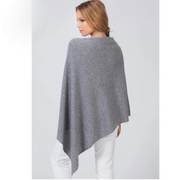 Elegant Grey Julian Wool Blend Poncho – Perfect for Chilly Days