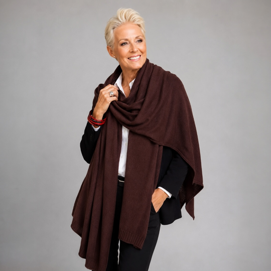 Mklane Australia -Luxury Cashmere Knit Travel Wrap – Oversized