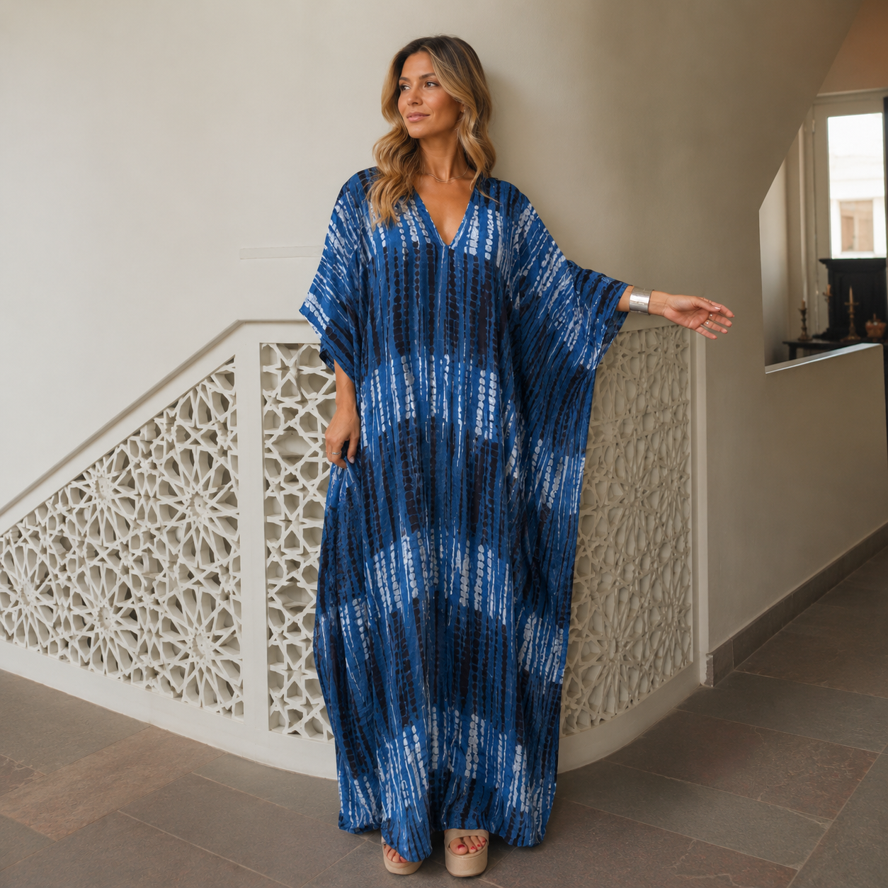 Maya Bliss Boho Tropical kaftan - Sizes Available AU 14-32